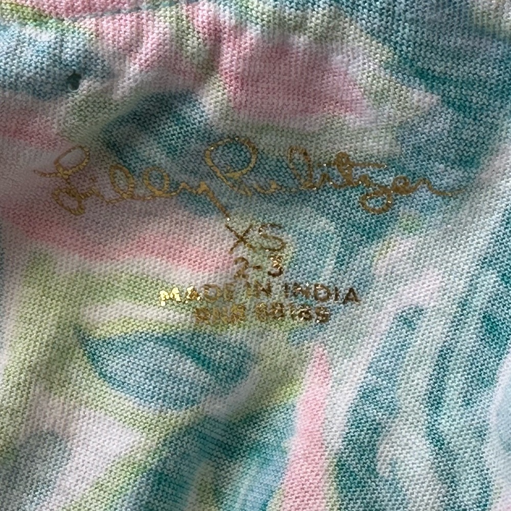 Lilly Pulitzer Girls Sansa One-shoulder Romper size XS 2-3 - Picture 3 of 7